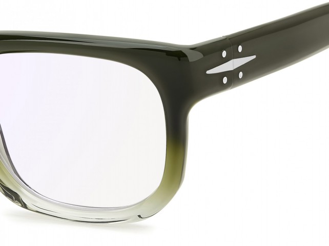 Davıd Beckham Erkek Kemik Optık Yeşil Çerçeve Mavi Aynalı