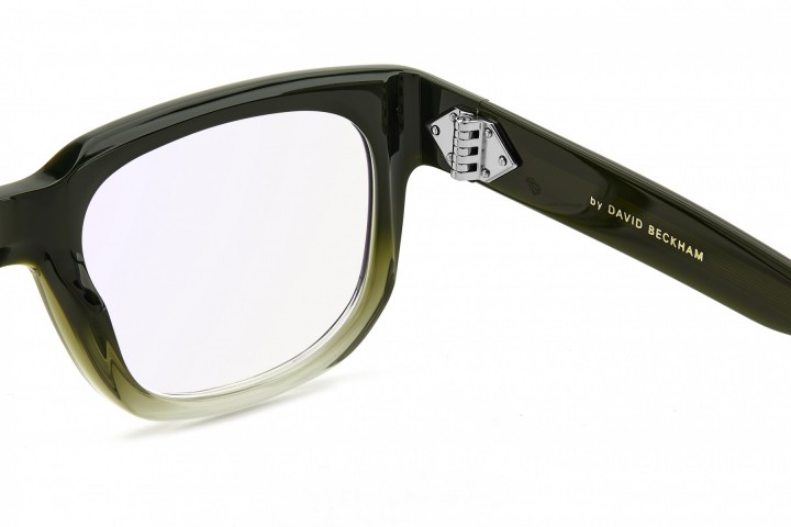 Davıd Beckham Erkek Kemik Optık Yeşil Çerçeve Mavi Aynalı