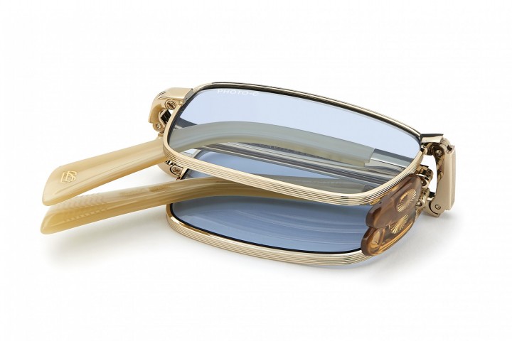 Davıd Beckham Erkek Metal Güneş Gözlüğü Altın Çerçeve Fotokromik Cam