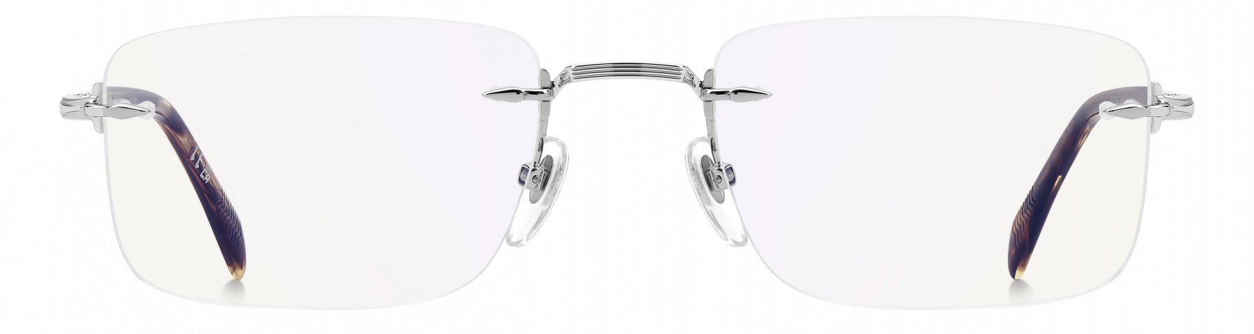 Davıd Beckham Erkek Metal Optık Kahverengi Çerçeve Mavi Aynalı