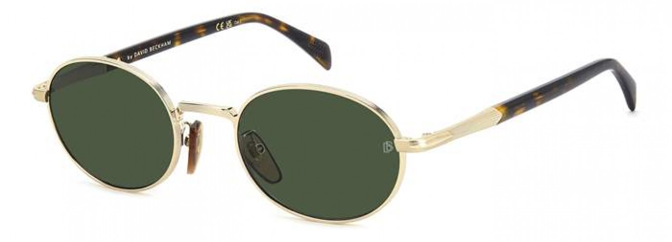 Davıd Beckham Unisex Metal Güneş Gözlüğü Db 1196/s Kahve çerçeve Yeşil Uv 400 Cam