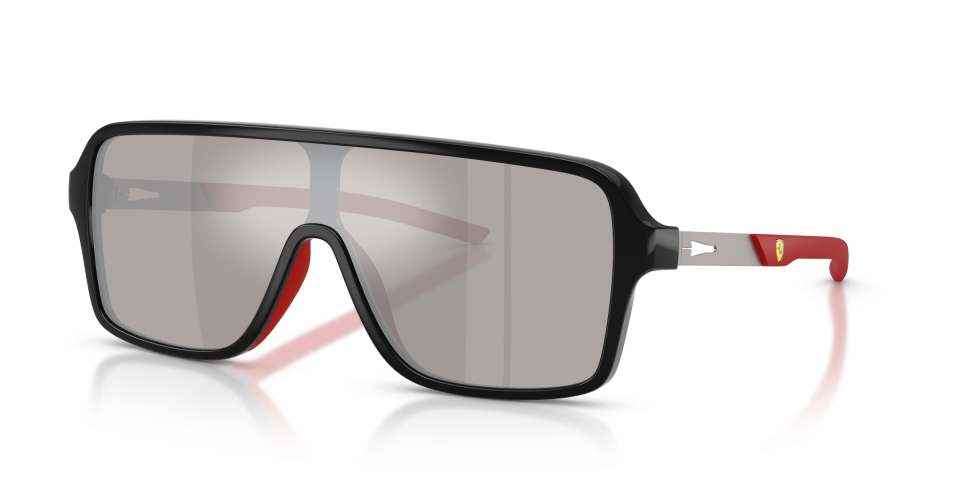 FERRARİ ERKEK GÜNEŞ GÖZLÜĞÜ 0FZ6022U 501/6G SİYAH ÇERÇEVE GÜMÜŞ AYNALI CAM