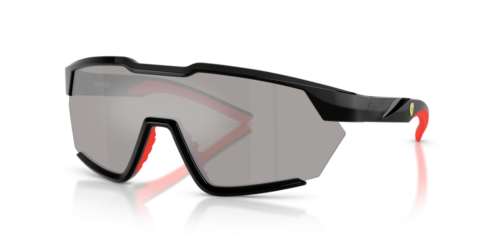 FERRARİ UNISEX GÜNEŞ GÖZLÜĞÜ 0FZ6018U 501/6G SİYAH ÇERÇEVE GÜMÜŞ AYNALI CAM