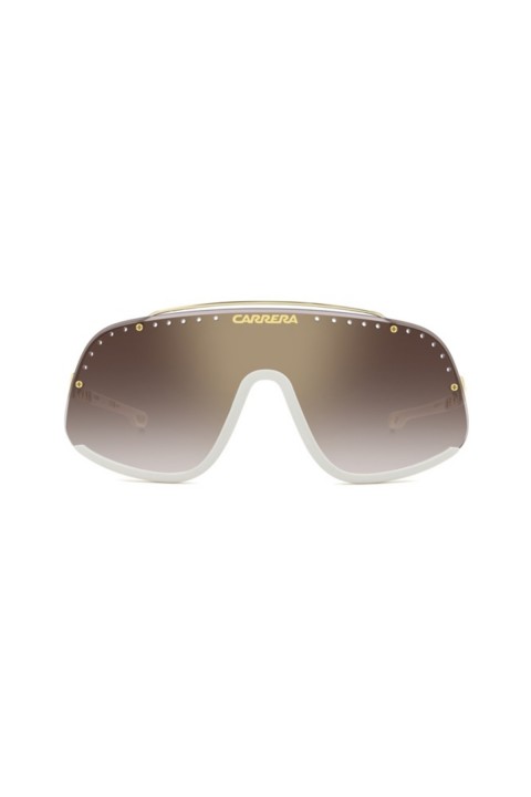 Carrera  Flaglab 16 Maske Güneş Gözlüğü Bordo Degrade üzeri Altın Aynalı Uv400 Korumalı Cam