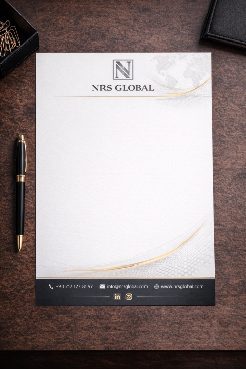 NRS Antetli Kağıt Altın