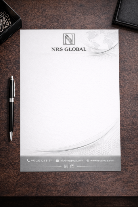 NRS Antetli Kağıt Gümüş