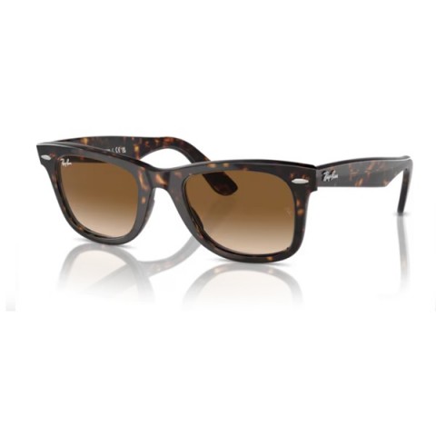 Ray-Ban Original Wayfarer RB2140 902/51 Unisex Güneş Gözlüğü – Havana Asetat Çerçeve | Kahverengi Degrade Kristal Cam