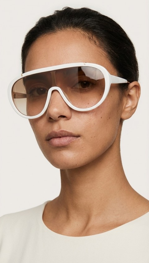 Sanches Maske Güneş Gözlüğü  2026 Yeni Sezon | 135 mm | Unisex | Trend Maske Tasarım