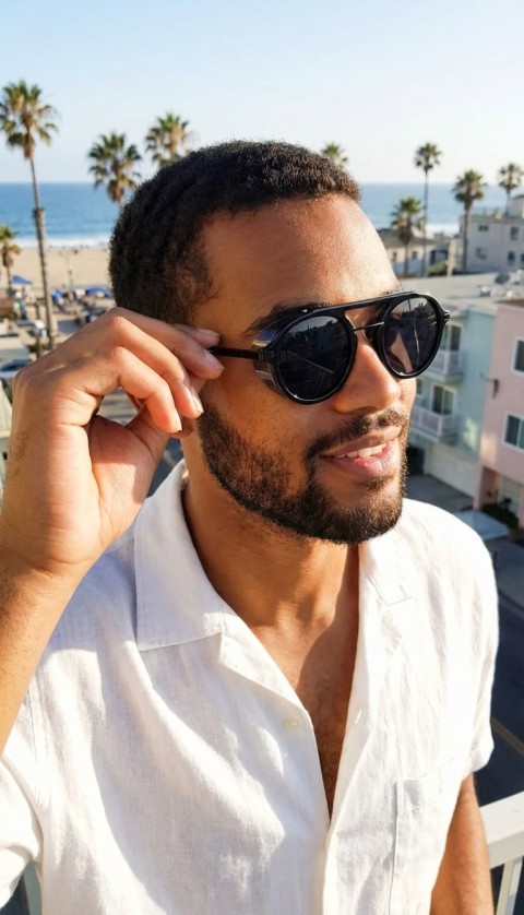 Sanches Modern Steampunk Siyah Unisex Güneş Gözlüğü  Yan Koruma Panelli Siyah çerçeve Siyah UV400 Korumalı cam 60mm