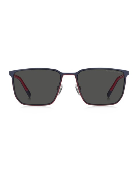 Tommy Hilfiger Erkek Titanyum Güneş Gözlüğü Th 2272/s Mavi çerçeve Füme Uv 400 Cam