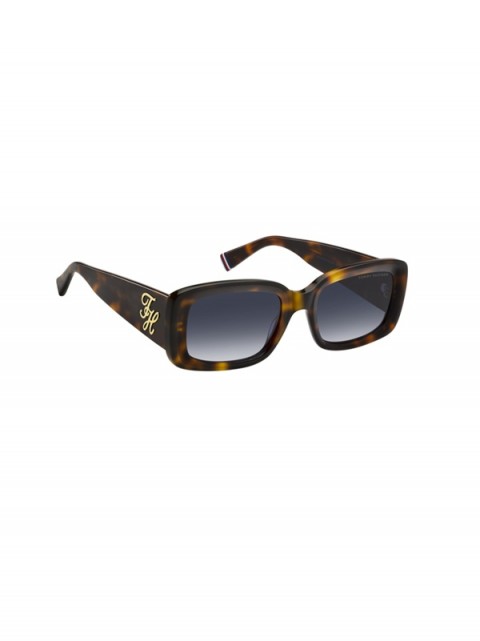Tommy Hilfiger TH 2343/S 05L 08 Kadın Güneş Gözlüğü – Havana Eco Asetat Çerçeve | Mavi Degrade Cam | UV400 Koruma