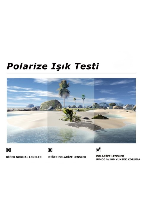 Sanches  Unisex Gümüş Yeşil Cam Polarize Oval Güneş Gözlüğü 6005