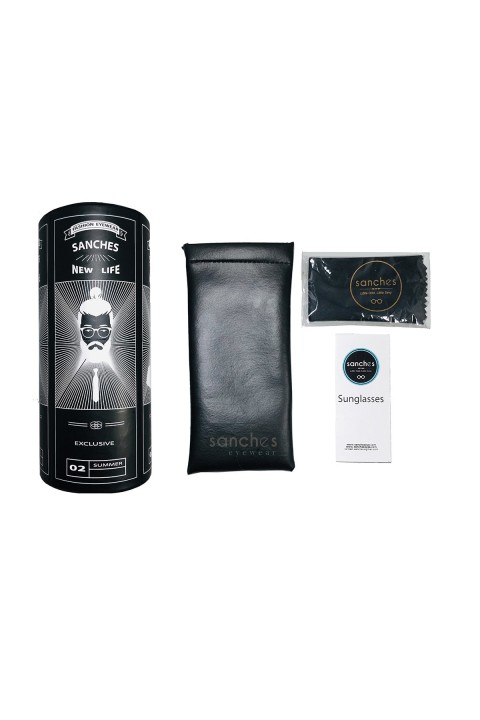 Unisex Sarı Füme Cam Polarize Oval Güneş Gözlüğü 6005