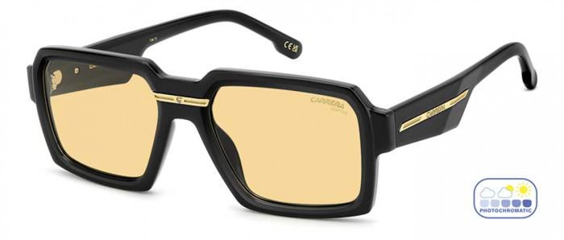 Carrera Unisex Plastik Güneş Gözlüğü Vıctory C 15/s Siyah çerçeve Sarı Uv 400 Cam