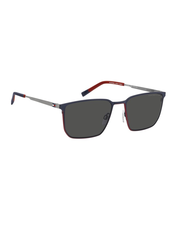 Tommy Hilfiger Erkek Titanyum Güneş Gözlüğü Th 2272/s Mavi çerçeve Füme Uv 400 Cam